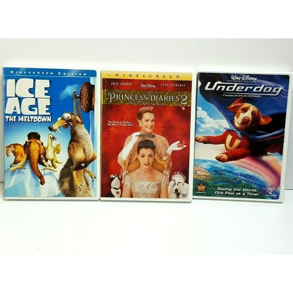Walt Disney Movie 3LOT Underdog Princess 32pb22
